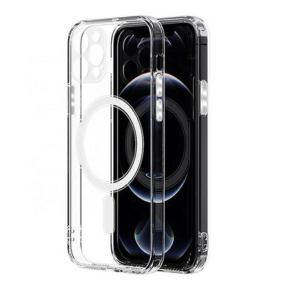 MagSafe Case for Samsung Galaxy S24 S921, OEM, 1800 Gauss, Transparent