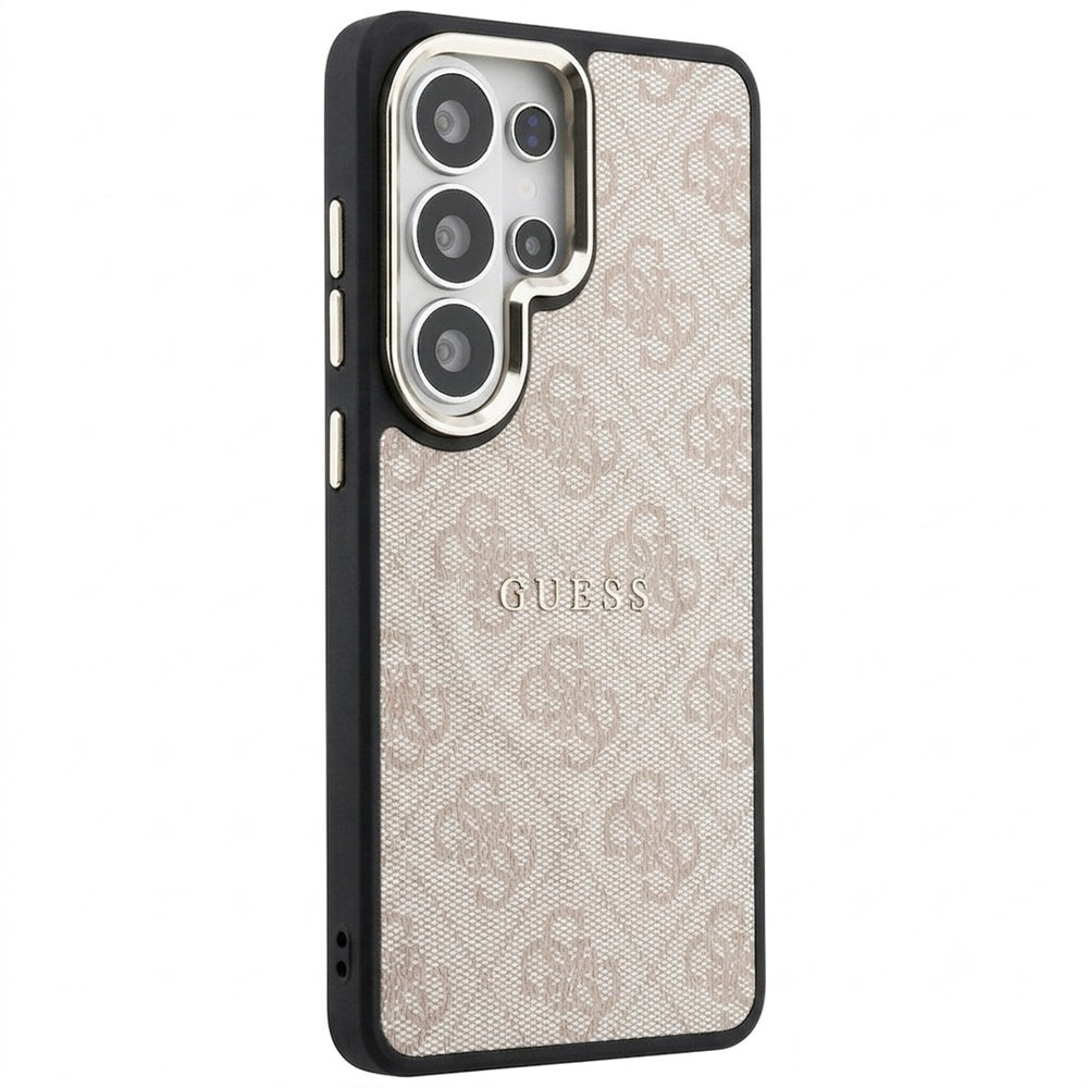 Ovitek MagSafe za Samsung Galaxy S26 Ultra S948, Guess, 4G Embossed Ring, Roza