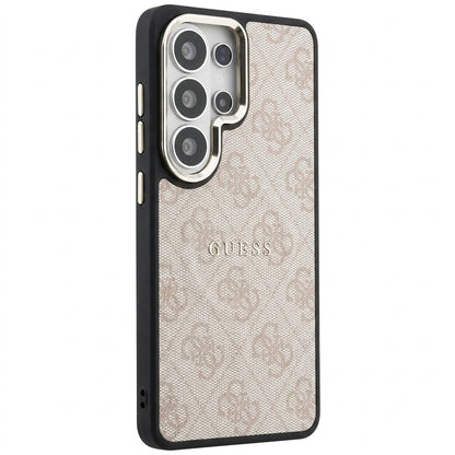 Ovitek MagSafe za Samsung Galaxy S26 Ultra S948, Guess, 4G Embossed Ring, Roza