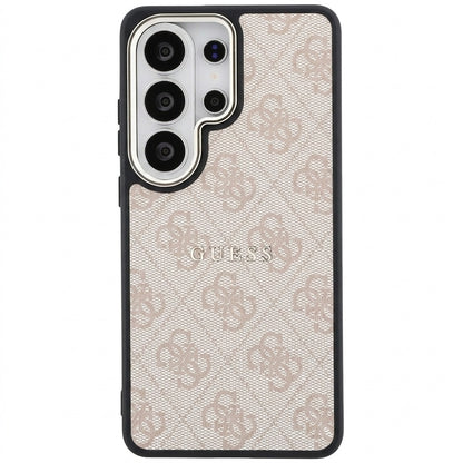 Ovitek MagSafe za Samsung Galaxy S26 Ultra S948, Guess, 4G Embossed Ring, Roza