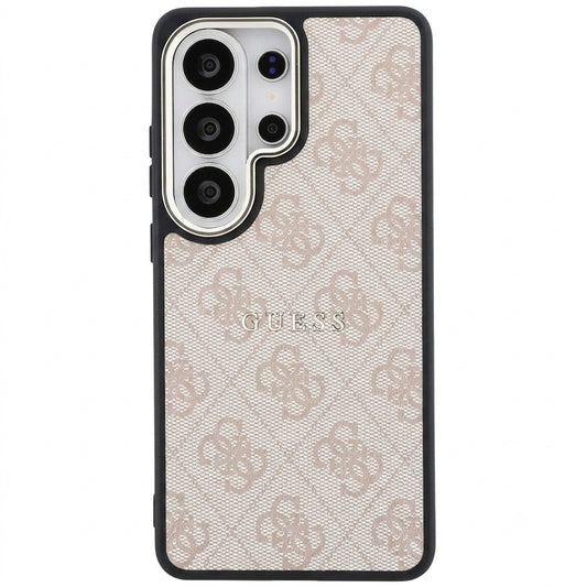 Ovitek MagSafe za Samsung Galaxy S26 Ultra S948, Guess, 4G Embossed Ring, Roza