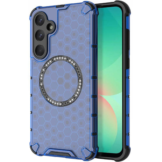 MagSafe ovitek za Samsung Galaxy A26 A266, Techsuit, HoneyComb Shield, modra