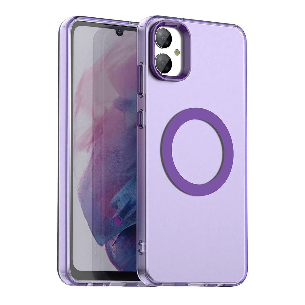 MagSafe ovitek za Samsung Galaxy A05 A055, Techsuit, CandyCase, Vijoličen
