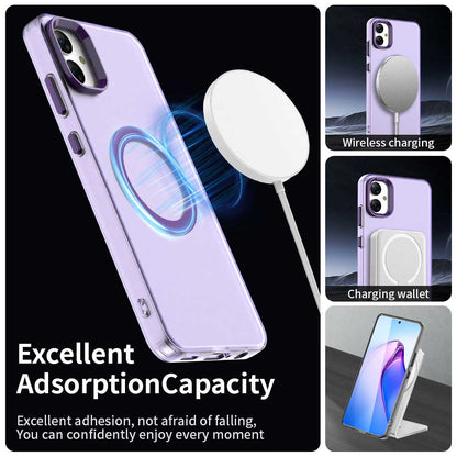 MagSafe ovitek za Samsung Galaxy A05 A055, Techsuit, CandyCase, Vijoličen