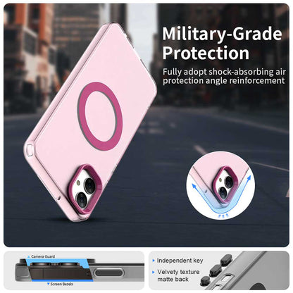 MagSafe ovitek za Samsung Galaxy A05 A055, Techsuit, CandyCase, roza