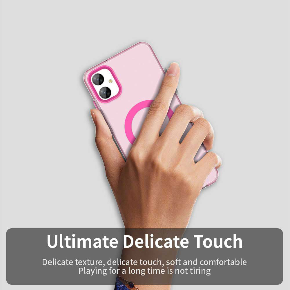 MagSafe ovitek za Samsung Galaxy A05 A055, Techsuit, CandyCase, roza