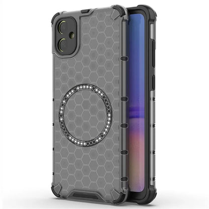 MagSafe ovitek za Samsung Galaxy A05 A055, Techsuit, HoneyComb Shield, Črn