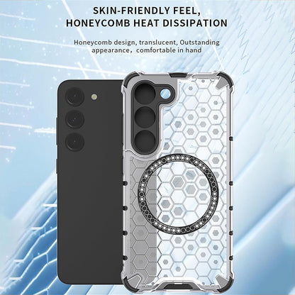 MagSafe ovitek za Samsung Galaxy A05 A055, Techsuit, HoneyComb Shield, Črn