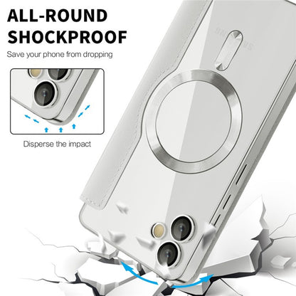 MagSafe ovitek za Samsung Galaxy A05 A055, Techsuit, SmartMag Book, Siva