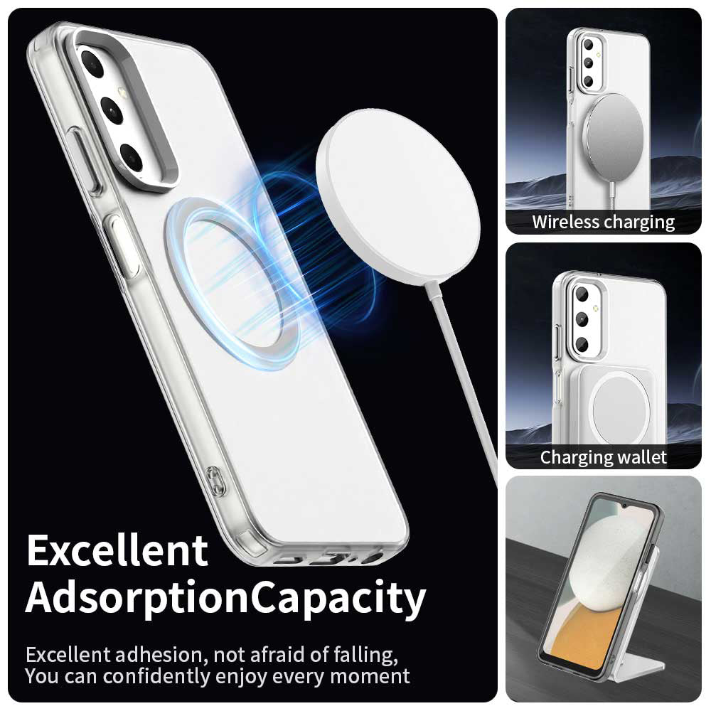 MagSafe ovitek za Samsung Galaxy A05s A057, Techsuit, CandyCase, Bela