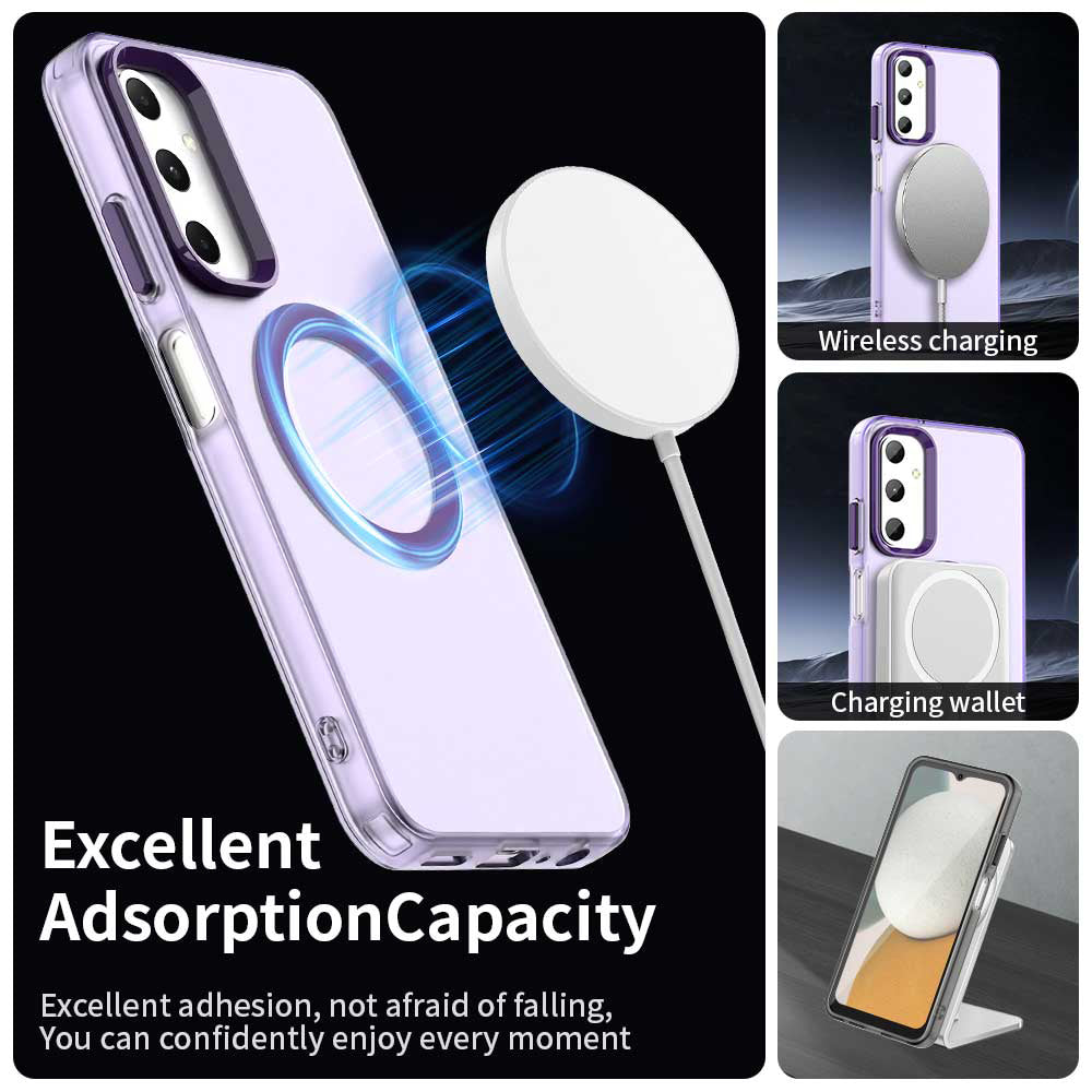 MagSafe ovitek za Samsung Galaxy A05s A057, Techsuit, CandyCase, Vijoličen