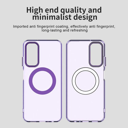 MagSafe ovitek za Samsung Galaxy A05s A057, Techsuit, CandyCase, Vijoličen