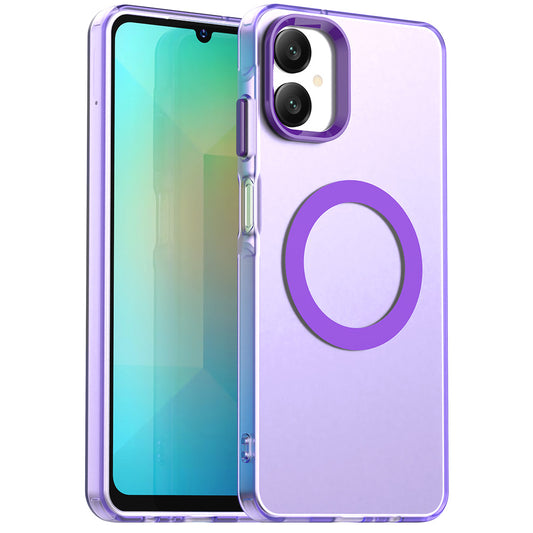 MagSafe ovitek za Samsung Galaxy A06 A065, Techsuit, CandyCase, Vijoličen