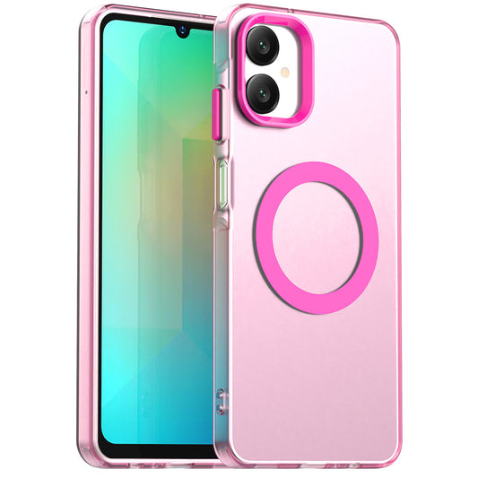 MagSafe ovitek za Samsung Galaxy A06 A065, Techsuit, CandyCase, roza