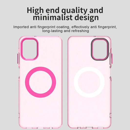 MagSafe ovitek za Samsung Galaxy A06 A065, Techsuit, CandyCase, roza