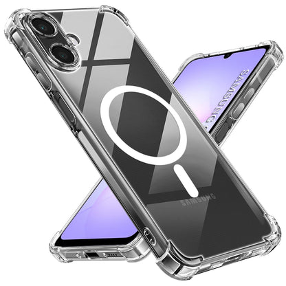 Ovitek MagSafe za Samsung Galaxy A07 4G A075, Techsuit, Odporen na udarce, Prozoren