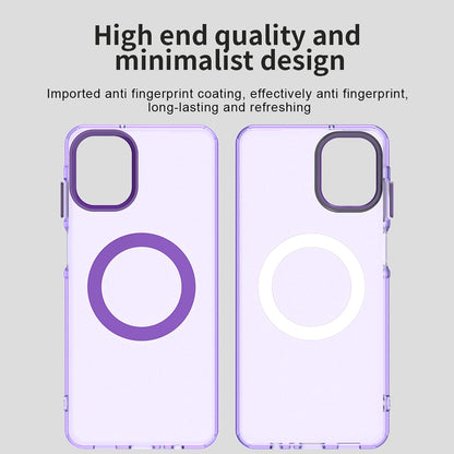Ovitek MagSafe za Samsung Galaxy A07 4G A075, Techsuit, CandyCase, Vijoličen
