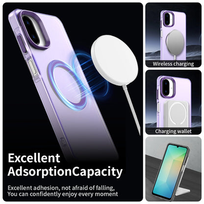 Ovitek MagSafe za Samsung Galaxy A07 4G A075, Techsuit, CandyCase, Vijoličen