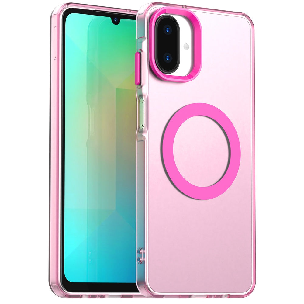 MagSafe ovitek za Samsung Galaxy A07 4G A075, Techsuit, CandyCase, roza