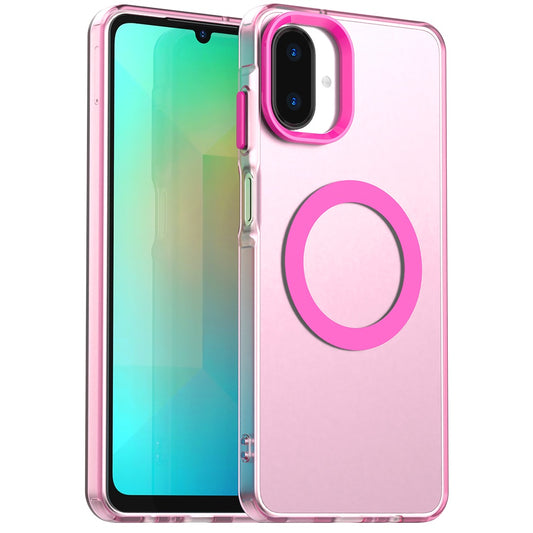 MagSafe ovitek za Samsung Galaxy A07 4G A075, Techsuit, CandyCase, roza