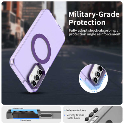 MagSafe ovitek za Samsung Galaxy A15 5G A156 / A15 A155, Techsuit, CandyCase, Vijoličen