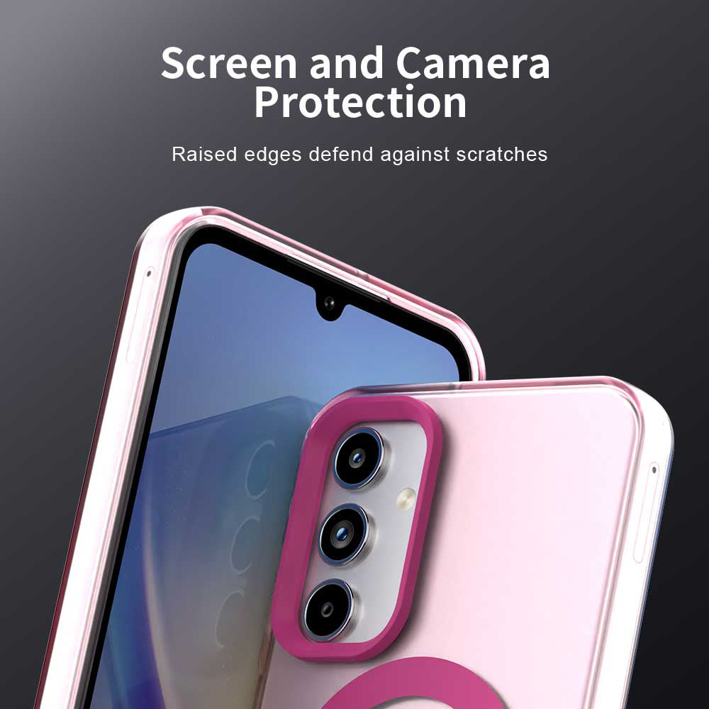 MagSafe Case for Samsung Galaxy A15 5G A156 / A15 A155, Techsuit, CandyCase, Pink