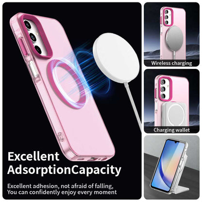 MagSafe Case for Samsung Galaxy A15 5G A156 / A15 A155, Techsuit, CandyCase, Pink