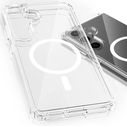 MagSafe ovitek za Samsung Galaxy A16 5G A166 / A16 4G A165, 3MK, Armor MagCase, Prozoren