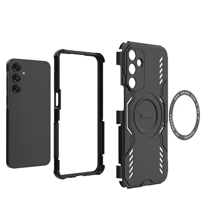 MagSafe ovitek za Samsung Galaxy A16 5G A166 / A16 4G A165, Techsuit, ArmorMag, Črn