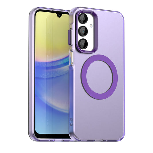 MagSafe ovitek za Samsung Galaxy A16 5G A166 / A16 4G A165, Techsuit, CandyCase, Vijolična