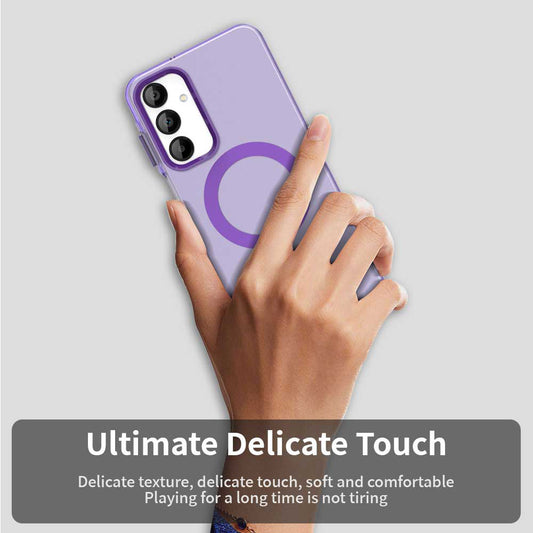 MagSafe ovitek za Samsung Galaxy A16 5G A166 / A16 4G A165, Techsuit, CandyCase, Vijolična