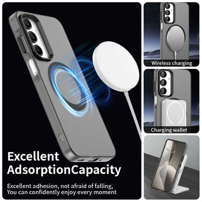 MagSafe ovitek za Samsung Galaxy A16 5G A166 / A16 4G A165, Techsuit, CandyCase, Črn