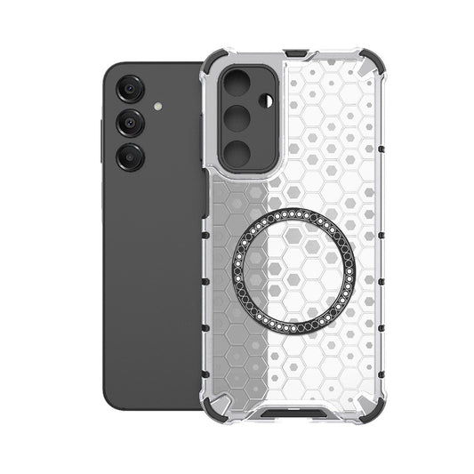 MagSafe Case for Samsung Galaxy A16 5G A166 / A16 4G A165, Techsuit, HoneyComb Shield, White