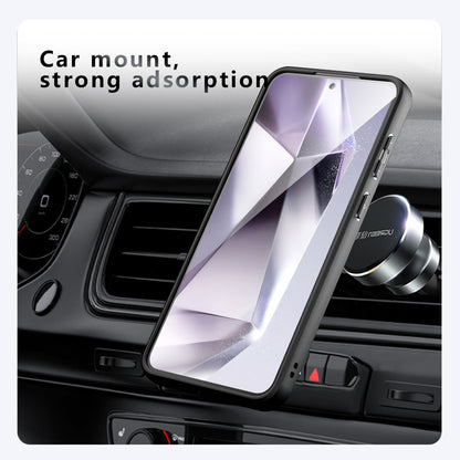 MagSafe Case for Samsung Galaxy A16 5G A166 / A16 4G A165, Techsuit, PureFrost, Satin Black