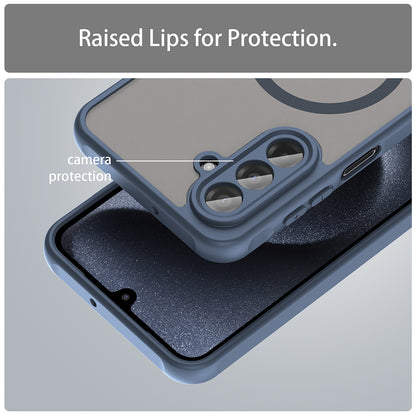 MagSafe Case for Samsung Galaxy A17 5G, Techsuit, HaloFrost II, Navy Blue