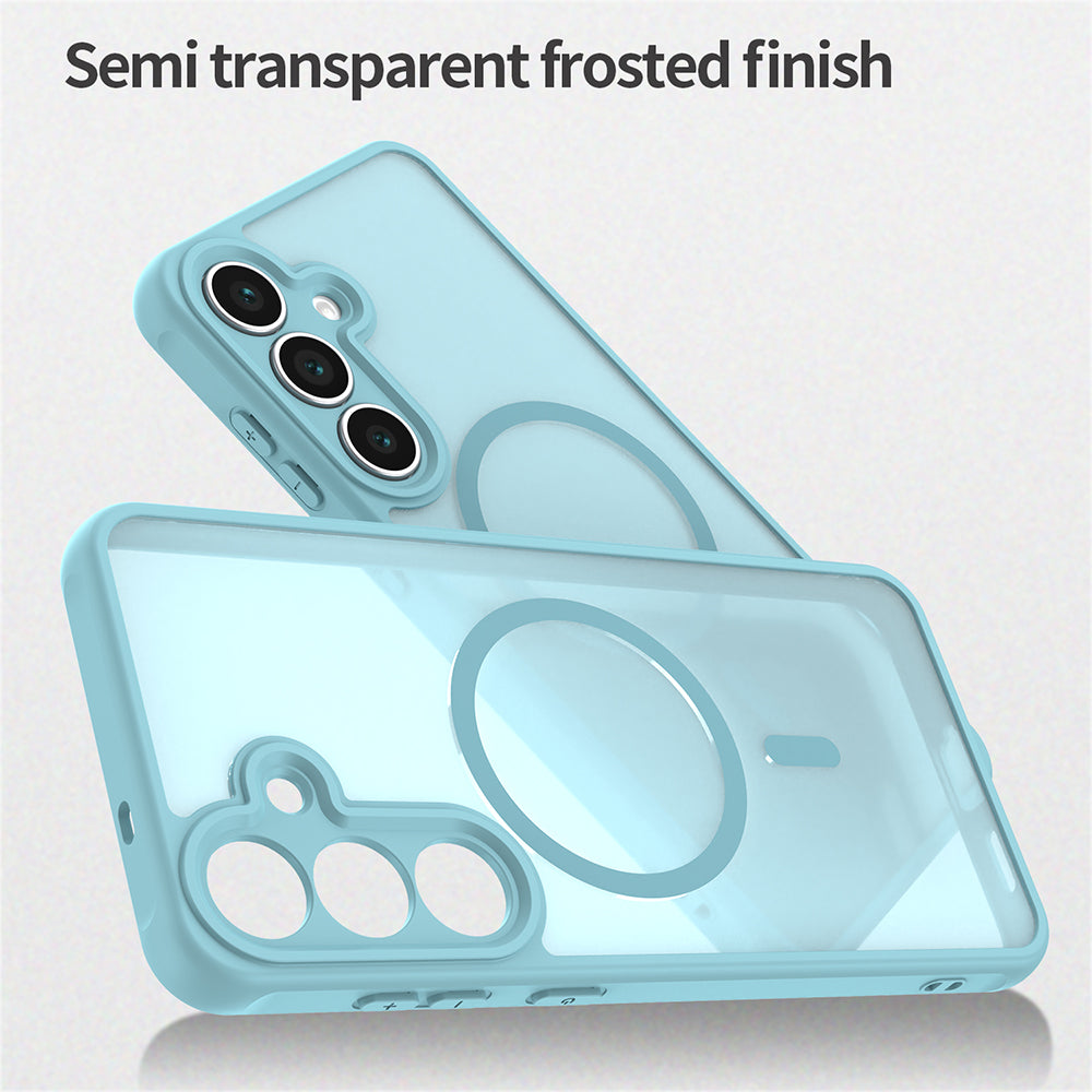 MagSafe ovitek za Samsung Galaxy A17 5G, Techsuit, HaloFrost II, Svetlo zelena