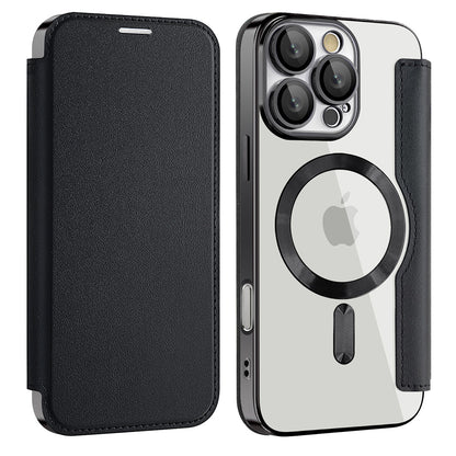MagSafe Case for Samsung Galaxy A17 5G, Techsuit, SmartMag Book, Black