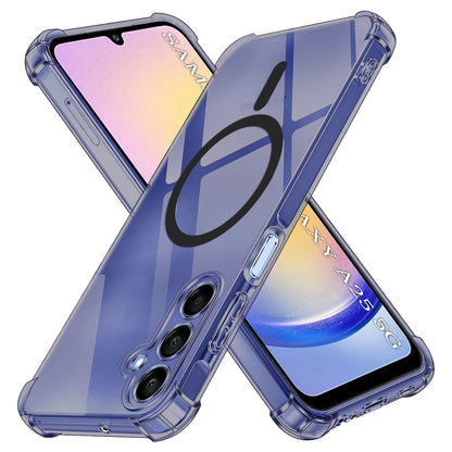 MagSafe ovitek za Samsung Galaxy A25 A256, Techsuit, prozoren proti udarcem, dimljen