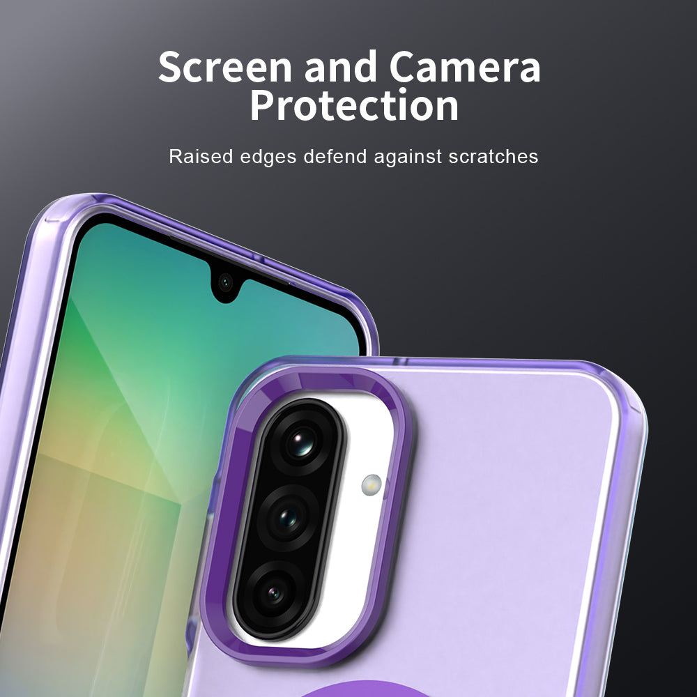 MagSafe ovitek za Samsung Galaxy A26 A266, Techsuit, CandyCase, Vijoličen