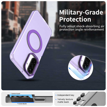 MagSafe ovitek za Samsung Galaxy A26 A266, Techsuit, CandyCase, Vijoličen
