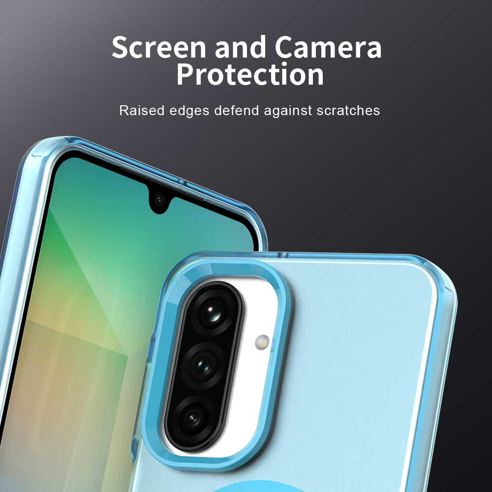 MagSafe Case for Samsung Galaxy A27 5G, Techsuit, CandyCase, Blue