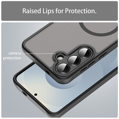 MagSafe ovitek za Samsung Galaxy A27 5G, Techsuit, HaloFrost II, Črn