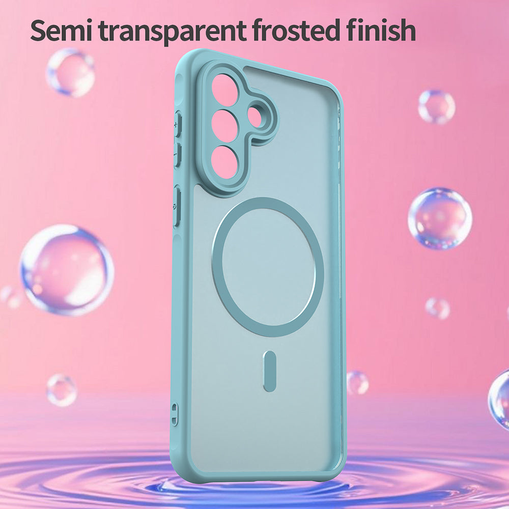 MagSafe ovitek za Samsung Galaxy A27 5G, Techsuit, HaloFrost II, Svetlo zelena