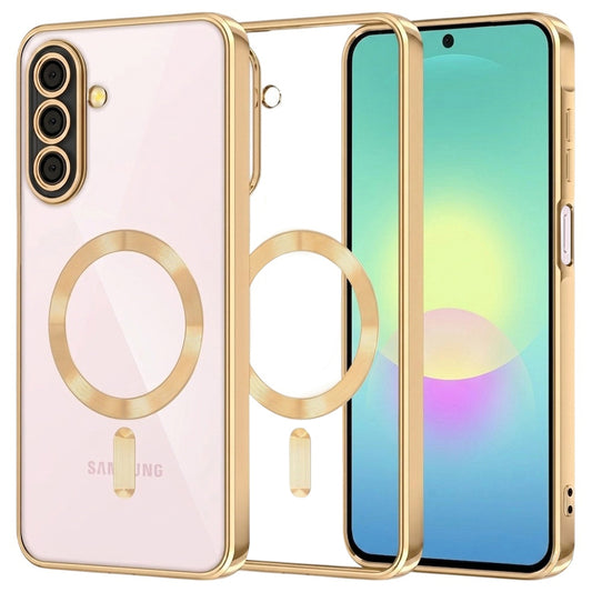 MagSafe ovitek za Samsung Galaxy A27 5G, Techsuit, Luxury Crystal, Zlata