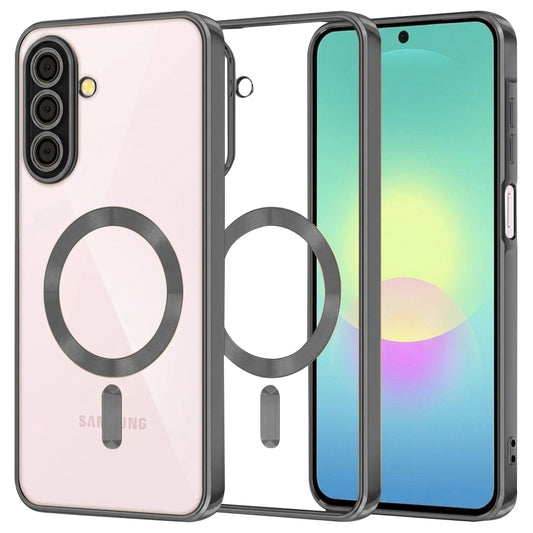 Ovitek MagSafe za Samsung Galaxy A27 5G, Techsuit, Luxury Crystal, Črn