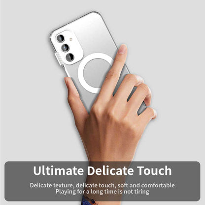 MagSafe ovitek za Samsung Galaxy A35 5G A356, Techsuit, CandyCase, Bela