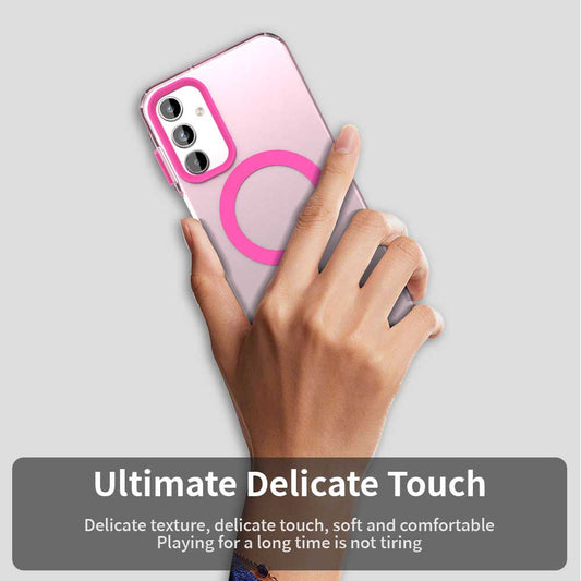 MagSafe ovitek za Samsung Galaxy A35 5G A356, Techsuit, CandyCase, roza