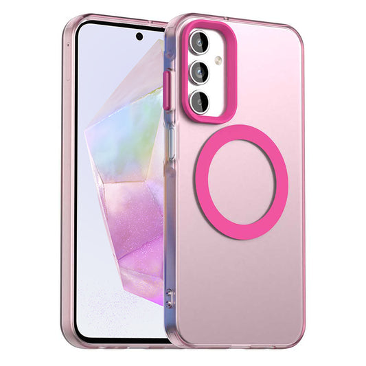 MagSafe ovitek za Samsung Galaxy A35 5G A356, Techsuit, CandyCase, roza