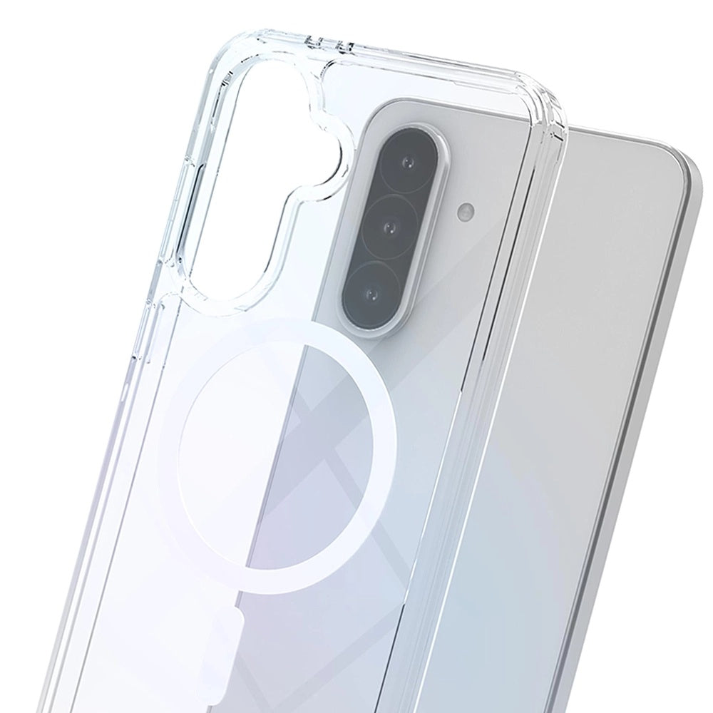 MagSafe ovitek za Samsung Galaxy A36 A366, 3MK, Armor MagCase, Prozoren