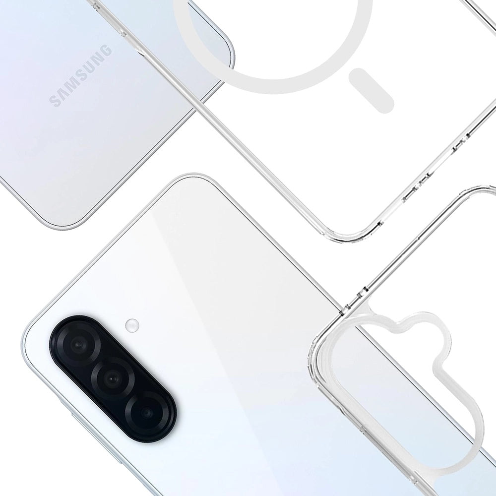 MagSafe ovitek za Samsung Galaxy A36 A366, 3MK, Armor MagCase, Prozoren